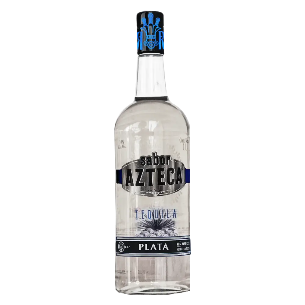 tequila silver 1 litro sabor azteca