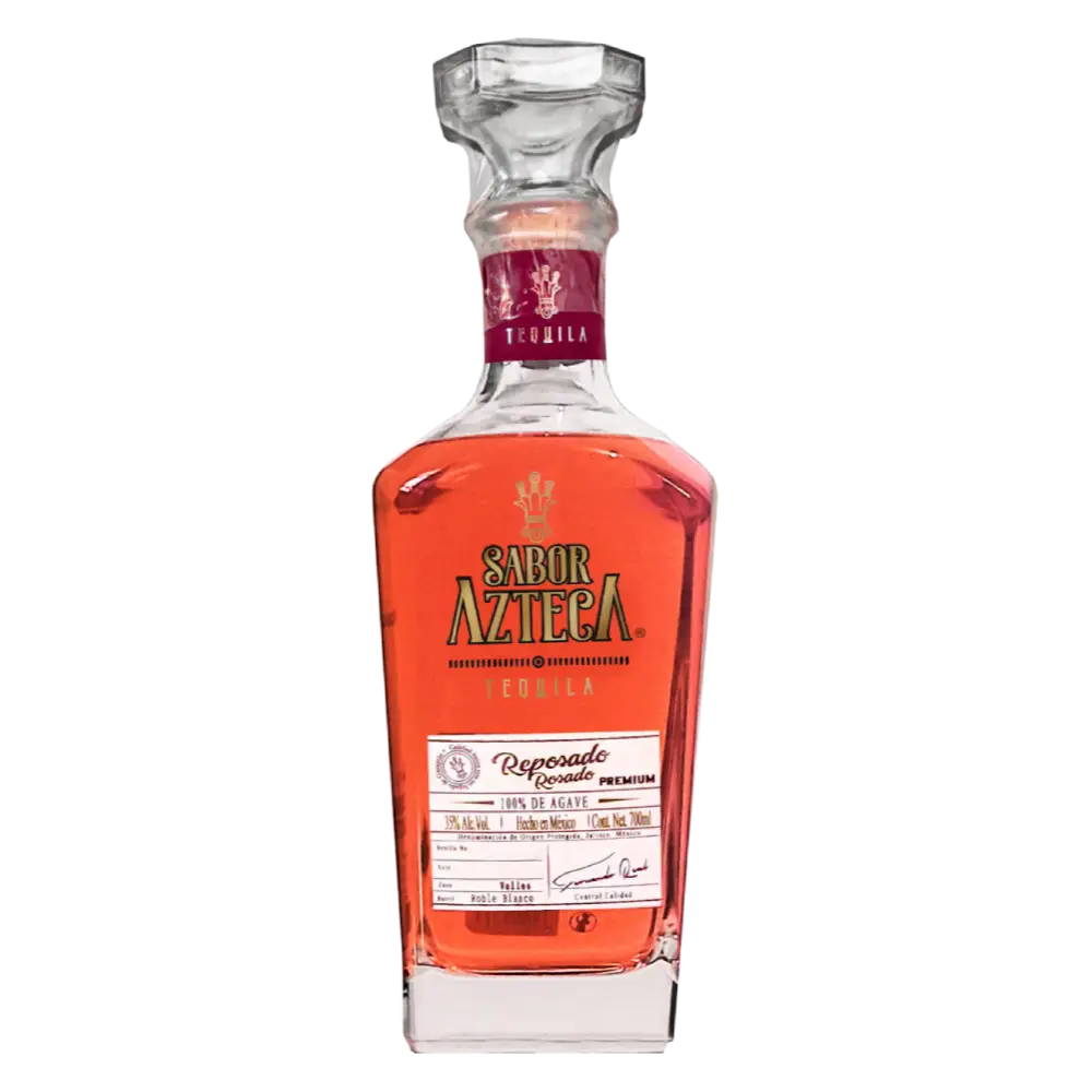 Tequila reposado rosado Sabor azteca